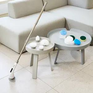 리바인 무선 만능 전동 다용도 화장실 욕실 청소기 9in1 분리형 방수