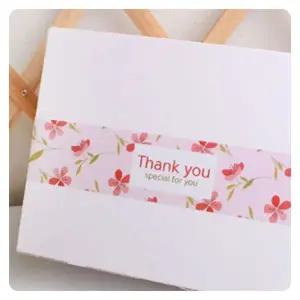 [하프클럽/]블로썸(핑크)땡큐띠지  포장용품 MT16 5장 5EA