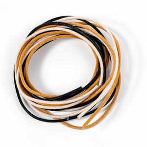 YBEATY 3 PCS 푸시백 천 와이어 일렉트릭 기타 천 커버 기타 와이어 왁스 빈티지 스타일 1m 각각 스풀 3.3피트 블랙 화이트 옐로우 푸시백 배선 빈티지 스타일 일렉트릭 업그레이드 키트