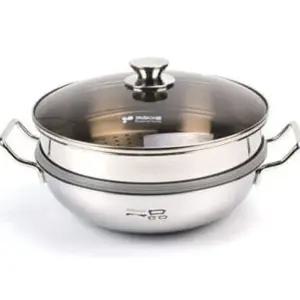 스텐 찜기 찜냄비 인덕션 찜통 찜솥 스텐냄비 2단36cm 찜솥냄비 곰솥냄비