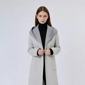 (아날도바시니) 핸드메이드 니트후드 코트(AW11CT41C)