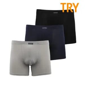 트라이 남성 면스판 드로즈 인밴드 사각 남자팬티 레이더스 3매입 패턴A