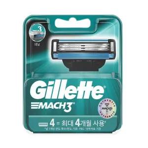 P&G 질레트 마하3 면도날 x 4입 x 6개