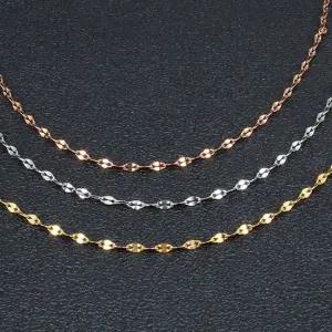 립체인 목걸이줄 써지컬스틸 3컬러 티타늄목걸이줄 써지컬스틸목걸이 목걸이선물