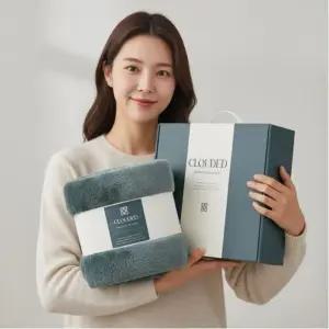 정품 프리미엄 극세사 무릎담요/밍크담요/대형 75x130cm /수험생