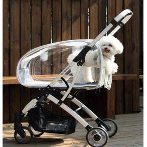 보시마오 반려동물 유모차 소형견 분리형 고양이 경량 접이식