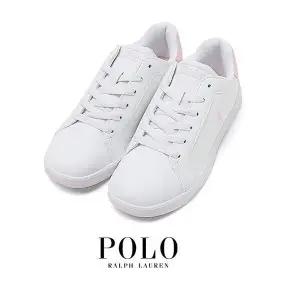 (백화점상품) 폴로 HERITAGE COURT II 화이트핑크 스니커즈 RF104115JJ