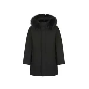 [롯데백화점]리얼지오지아 25FW 라쿤퍼 롱 다운패딩 사파리점퍼 [2컬러] ADF4FP1901