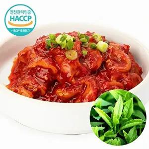 [웰굿][웰굿]HACCP 전북 프리미엄 녹차 품은 멍게젓갈 700g