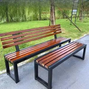 야외 버스정류장 긴의자 정원 매트 공원 긴벤치