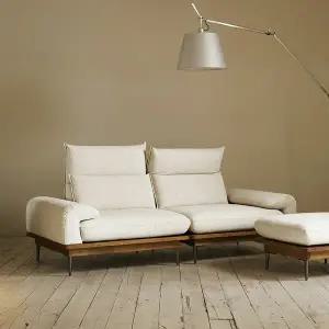 도손 3인용 알파인 패브릭 헤드레스트 원목소파