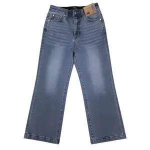 [롯데백화점]뱅뱅 여성 인밴드 크롭 와이드 스판 청바지 (NQM661)