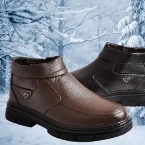 남성 겨울 정장 방한 보온 캐주얼 발목 부츠 구두