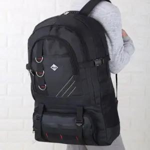 [하프클럽/]유럽 배낭여행 블랙 백팩 동남아 빅사이즈 가방 등산