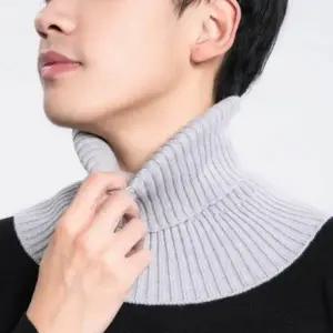 남성 겨울 포근 목 보호 셔츠 니트 페이크 폴라 넥케이프 겨울넥 워머 방한목 토시