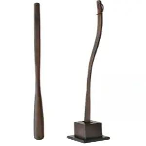 원목 구두주걱 거치대 인테리어 나무 구두 긴 보관함 신발가게 자석 구두칼