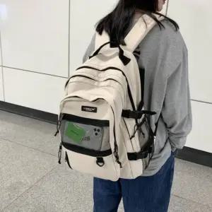 엠로트 책가방 중학생 빅사이즈 메쉬포켓 백팩 경량 배낭 저학년 남녀공용 다용도 남녀공용 초등학생