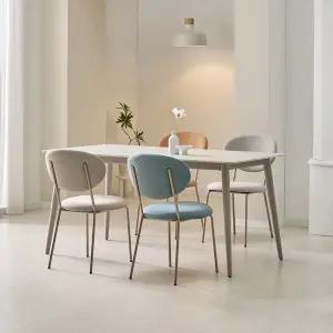 쏠앤까사 로즈 포세린 세라믹 식탁세트 4인용 1300 1600