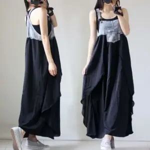 멜빵원피스 데님 cess 1682 폴리 치마