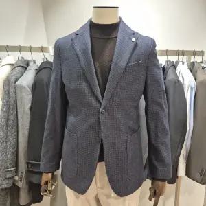 [본](마산점) BON 네이비 이태리수입원단 FORTEX 플란 소프트 지도리 자켓 BN4WEA253NY