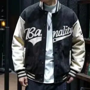 스웨이드 남성 자켓 항공 간절기 과잠 야구 점퍼