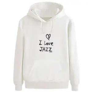 키밍 아이럽 Jazz 후드티 남자 여자 흥얼흥얼 맨투맨 W4FD542