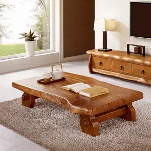 [마루엔개비] 아름드리 큰마루 통원목 테이블 130사이즈 원목좌탁