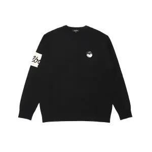 매장정품 MALBON GOLF 말본골프 데니 버킷 기본 라운드 스웨터 BLACK (MAN) M5121PKT01BLK 921310