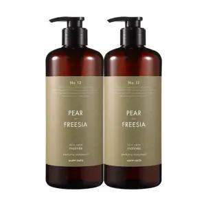 해피바스 스킨케어 퍼퓸 바디워시 페어앤프리지아향 900g x2 세트