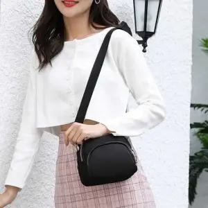 학생핸드폰가방 여자 공항 패션 보조 가방 소지품 숄더 크로스 백
