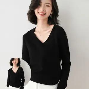 니트긴팔티 여성 베이직 브이넥 10컬러 긴팔 티셔츠