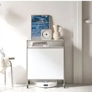 로봇청소기수납 액자선반장 아파트수납장