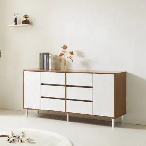 [히트가구] HM100 높은 서랍 수납 거실장 1500 3colors (착불)