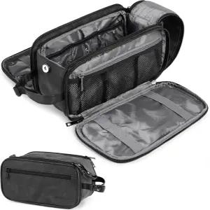 남성 여성용 파빌리아 세면도구 가방 그루밍용 여행 정리함 필수품 면도 도프 키트 PU 가죽 방수 화장품