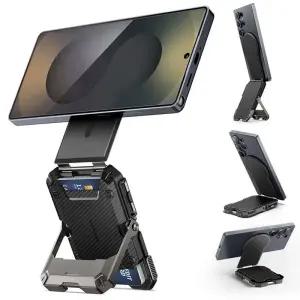 노트북거치대 스탠드 Magnetic Wallet Phone Card Holder SAMSUNG 삼성 Galaxy S25iPhone 17161514 Series