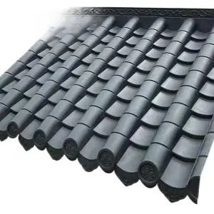 플라스틱 기와 pvc 지붕용 한옥 담장장식 인조 전통 처마 통합