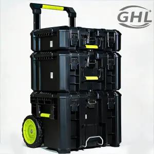 호환  WORX 공구함 트롤리 적층 휴대용 다기능 적층 대용량 하드웨어 도구