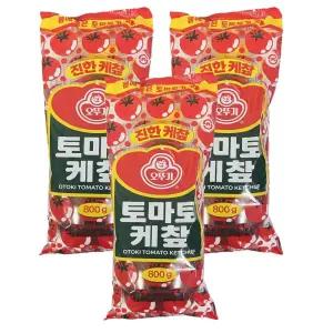 오뚜기 토마토 케찹 800g 3개