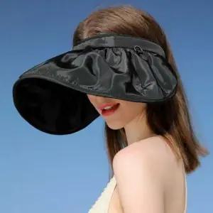 여름골프모자 여성 머리띠 썬캡 2in1 돌돌이 보관 다용도 모자 썬캡