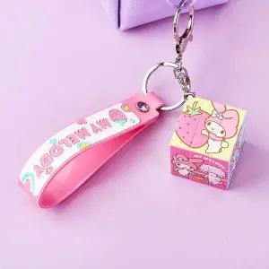 WL 산리오 마이멜로디 큐브 키링-18EA