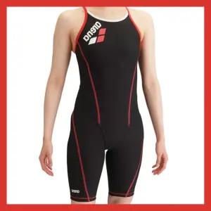 예쁜 수영복 브랜드  일본 수입 아레나재팬 레드투톤랍빠 여성5부 반전신 탄탄이수영복BKRD 여자반신