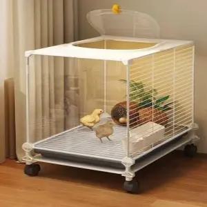 사육장 병아리집 닭장 오리 마당 케이지 펜스 350x350x450mm 가금류 축사