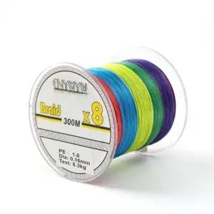스트롱 8합사 낚싯줄 1호 300m 한치 낚시 오색합사줄-WFI88ZG