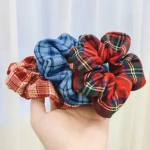 패턴 곱창밴드 헤어포인트 묶음머리 팔찌 헤어소품 머리끈고무줄 곱창머리끈 컬러고무줄