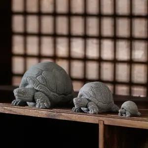 장식품 조각상 돌 거북이 풍수 소품 장수거북이 인테리어