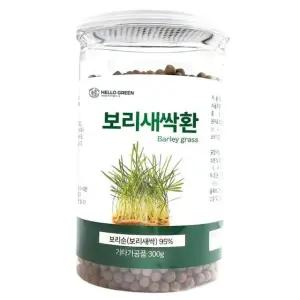 헬로우그린 국내산 제주 보리새싹환 300g(통)