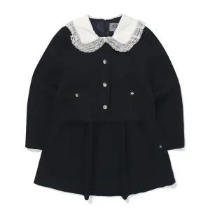 [블루테일](광주신세계)BA12OP03NV네이비 트위드 원피스