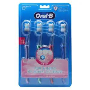 오랄비 고탄력 초미세모 틈새케어 칫솔 4입 오랄비초미세모칫솔