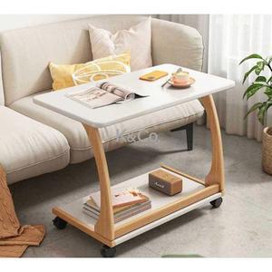 이동식 보조 협탁 침대 사이드 옆 원목 테이블 노트북 소형 거실용 쇼파