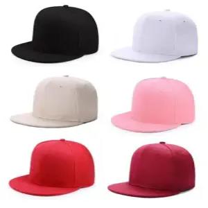 모자 남여공용 사이즈 조절 끈 스트릿 디자인 무지 스냅백